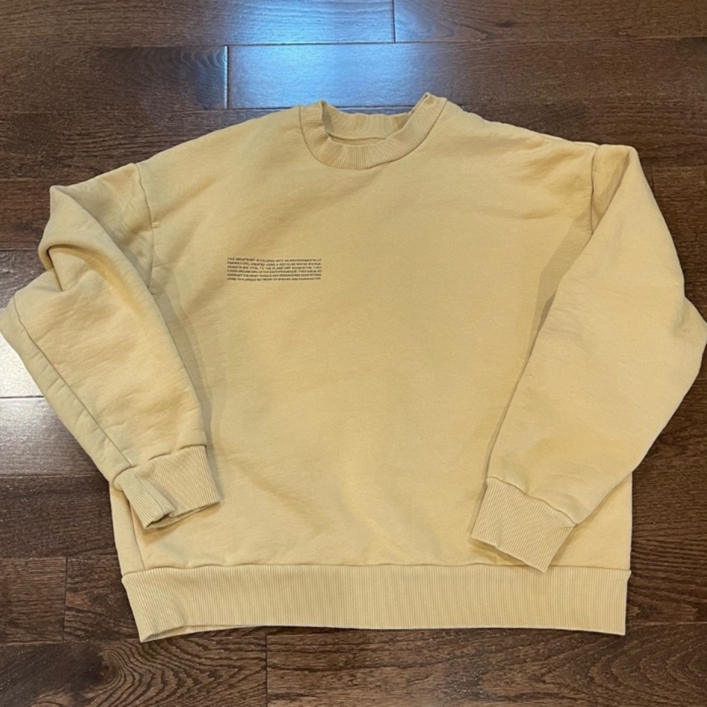 Pangaia crewneck sweatshirt - Sahara, small